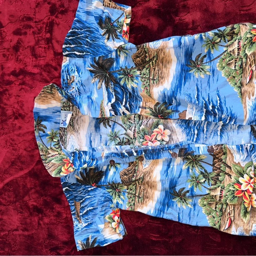 Tropical Blue Kids Shirt